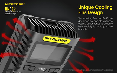 Battery charger - Nitecore UMS2