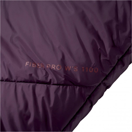 Alpinus - Fiber Pro WS 1100 sleeping bag for right-handers - burgundy