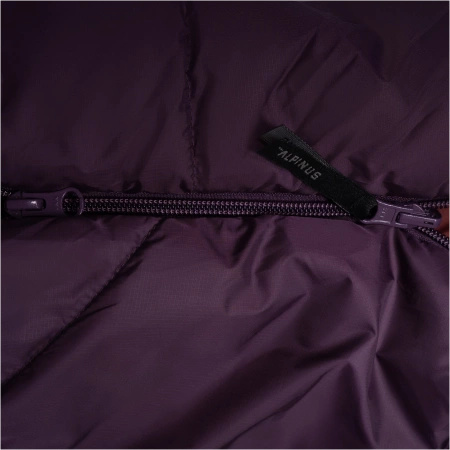 Alpinus - Fiber Pro WS 1100 sleeping bag for left-handed people - burgundy