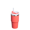Stanley Quencher H2 thermal mug.About FlowState 0.6L Hot Coral