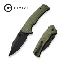 Civivi Vexillum OD Green G10, Black Stonewashed Nitro-V Folding Knife (C23003D-2)