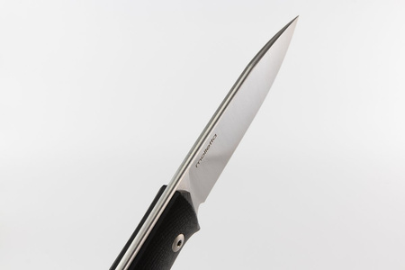 LionSteel Bushcraft G10 Black / Satin Blade knife (B35 GBK)