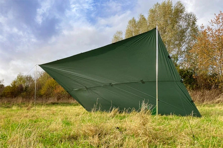 Camping Sheet - Tarp Superlight XL 4.5x3 - DD Hammocks - Olive