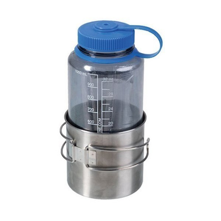 Steel mug with folding handle - 0.6L - Mil-Tec
