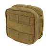 Pocket - Condor 4x4 Utility Pouch Organizer - Coyote Brown - MA77-498