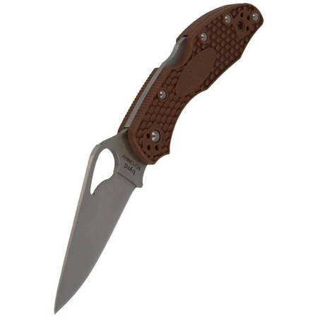 Spyderco Byrd Meadowlark 2 FRN Brown Plain Folding Knife - BY04PBN2