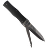 Mikov Predator ABS Black knife with Saw (241-NH-2/KP)