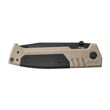 Walther - PDP Tanto FDE black serrated folding knife