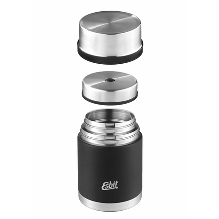 Esbit - Food Jug Sculptor 0.5 L lunch thermos - Black