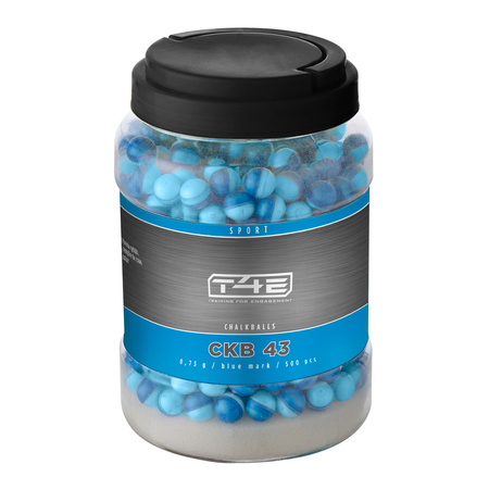 T4E Sport CKB cal. powder bullets. .43,500 pcs. blue