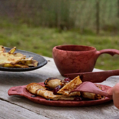 KUPILKA 14 - Small plate - red