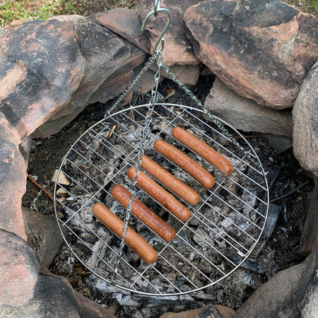 Collapsible campfire grate - Eagle Products Grillrist