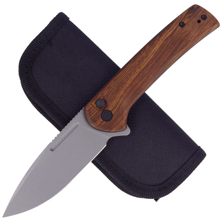 CIVIVI Conspirator Cuibourtia Wood knife, Gray Stonewashed (C21006-3)