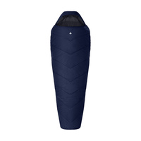 Alpinus - Fiber Pro 1500 sleeping bag for right-handers - navy blue