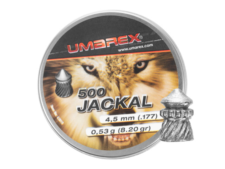 Umarex - Jackal Pointed Ribbed 4.5/500 diabolo shot