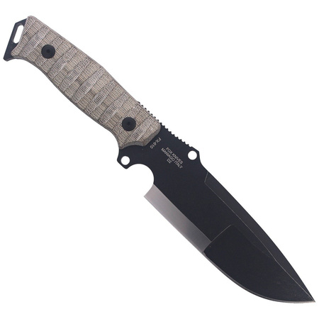 FOX Sherpa Canvas Micarta 140mm Survival Knife (FX-610)