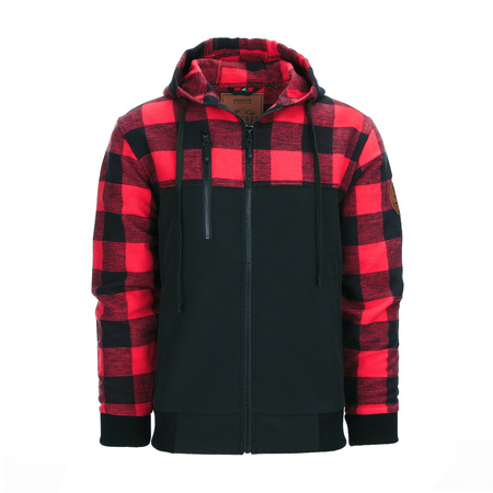 Outdoor Lumbershell Jacket - Black/Red