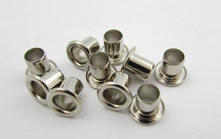 Eyelet for kydex - 10x8.4x6 - 10 pcs - nickel silver