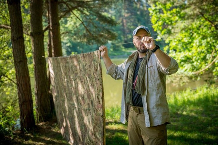 Bivouac sheet - Tarp Supertarp - Helikon - PL Woodland