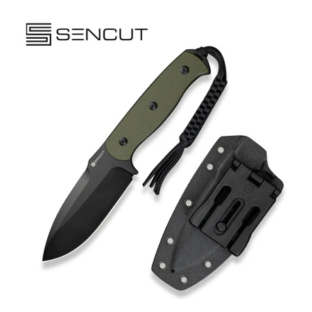 Sencut Toxodon OD Green G10, Black 9Cr18MoV knife (S24036-2)