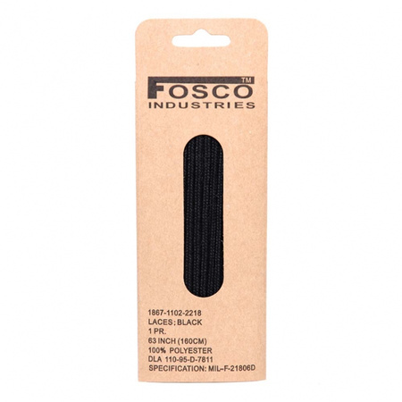 Fosco Industries - Laces 160 cm - black