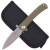 Sencut Scepter Olive Micarta Folding Knife, Stonewashed 9Cr18MoV (SA03E)