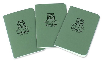 Rite in the Rain - Waterproof Notes - 3 1/4x4 5/8 -971FX-M-Olive