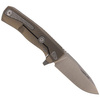 LionSteel ROK Titanium Bronze, Satin Blade Folding Knife (ROK B)