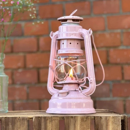 Oil lamp - Feuerhand Hurricane Lantern 276 - Pastel Orange