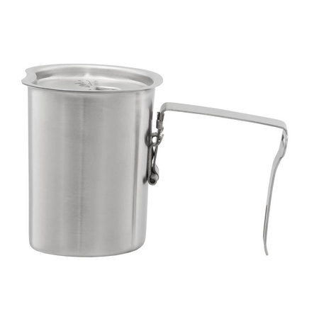 Pathfinder steel mug with lid - Helikon - 0.7L