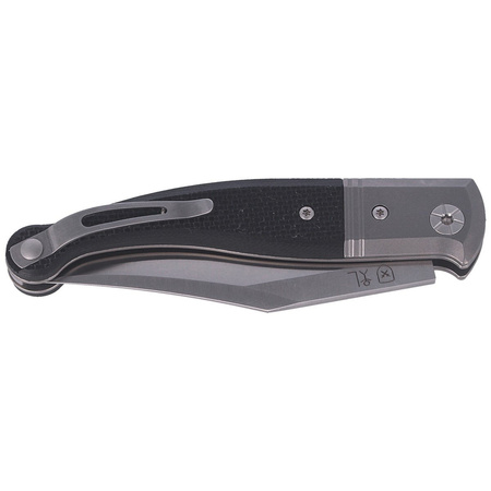 LionSteel Gitano G10 / Satin Blade Folding Knife (GT01 GBK)