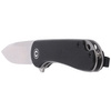 CIVIVI Elementum Flipper Black G10 knife, Satin Finish (C907A)