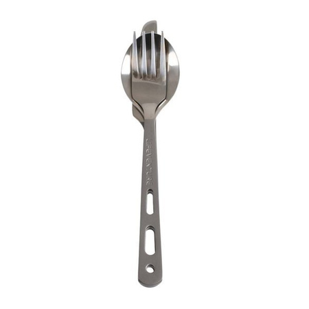 Titanium hiking cutlery - Lifeventure Titanium Cutlery Set