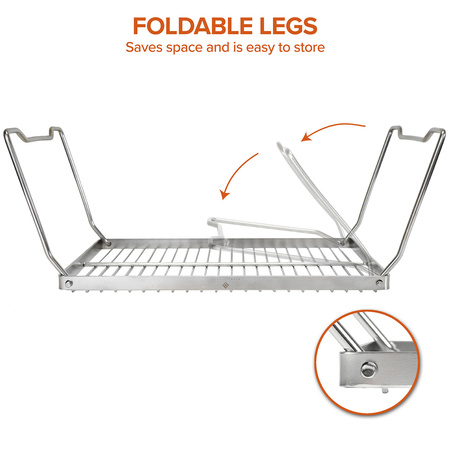 Stabilotherm - Unfolding grate - campfire grill - Medium