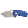 FOX Core Tanto Blue FRN Folding Knife, Acid Stone Washed N690Co by Jesper Voxnæs (FX-612 BLS)