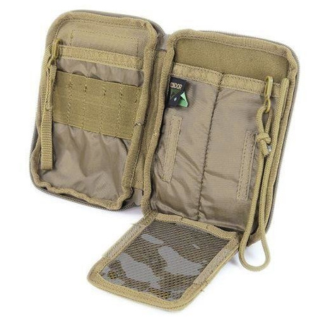 Condor EDC Pocket Pouch + US Flag Patch Organizer - Coyot Tan