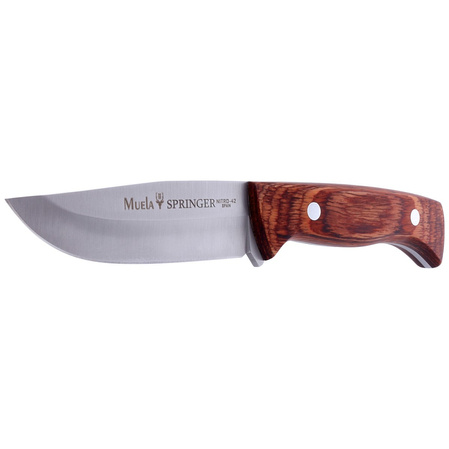 Muela Full Tang PakkaWood Knife 110mm Case (SPRINGER-11R)