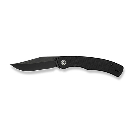 Civivi Clingman Black G10, Black Stonewashed Nitro-V Folding Knife by Taylor Martin Best Damn EDC (C23065-1)