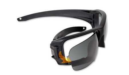 ESS - Rollbar Tactical Subdued Logo Eyewear Kit - Black - Clear / Smoke Gray - EE9018-05