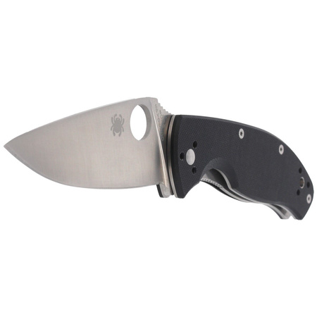 Spyderco Tenacious G-10 Black Plain Folding Knife - C122GP