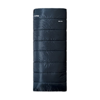 Alpinus - Warm 1200 sleeping bag for right-handed people - navy blue