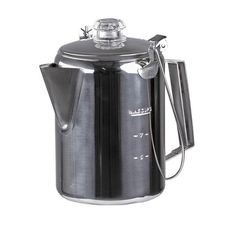 Steel Percolator Coffee Kettle - Mil-Tec 1.2 L