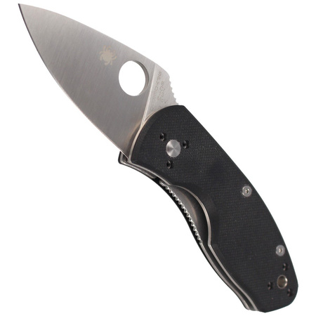 Spyderco Ambitious G-10 Black Plain Folding Knife - C148GP