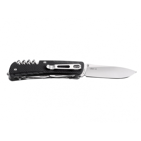 Ruike LD31-B folding pocket knife, multifunction, black