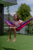 Ticket To The Moon - Baby Hammock - Mini Hammock - Pink / Purple