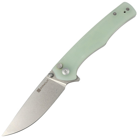 Sencut Crowley Natural G10, Stonewashed D2 Folding Knife (S21012-1)