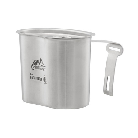 Pathfinder steel mug with lid - Helikon - 0.7L