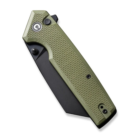 Civivi Amirite OD Green G10 Folding Knife, Black Nitro-V (C23028-3)