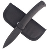 Civivi Cetos Black Micarta Coarse / Stainless, Black Stonewashed 14C28N (C21025B-2) knife