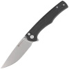 Sencut Crowley Black Micarta, Stonewashed D2 Folding Knife (S21012-2)